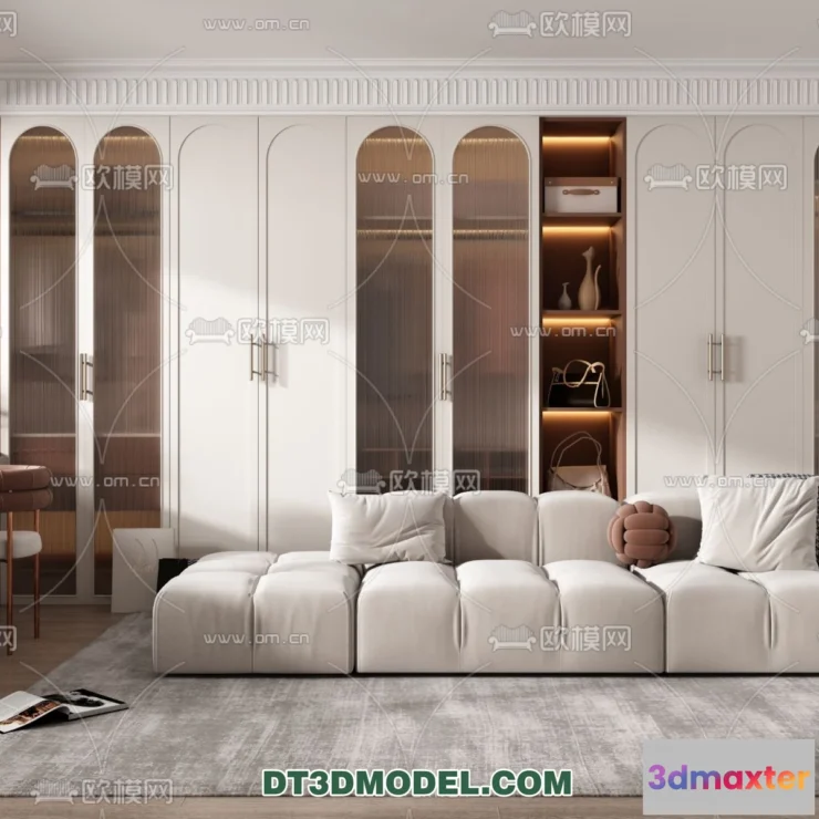 1242568 - CLOSET ROOM - VRAY  CORONA - 3D MODEL - 2408