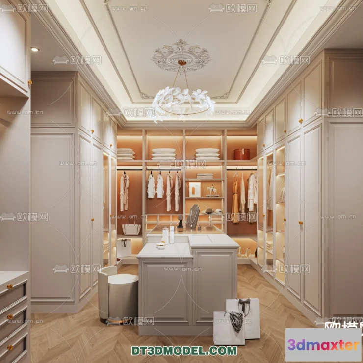 1242570 - CLOSET ROOM - CORONA - 3D MODEL - 2409