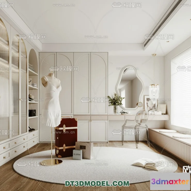 1242600 - CLOSET ROOM - VRAY  CORONA - 3D MODEL - 2424