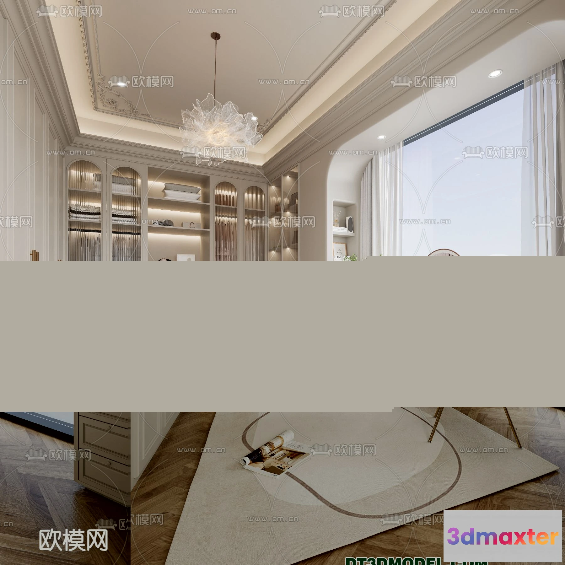 1242622 - CLOSET ROOM - CORONA - 3D MODEL - 2435