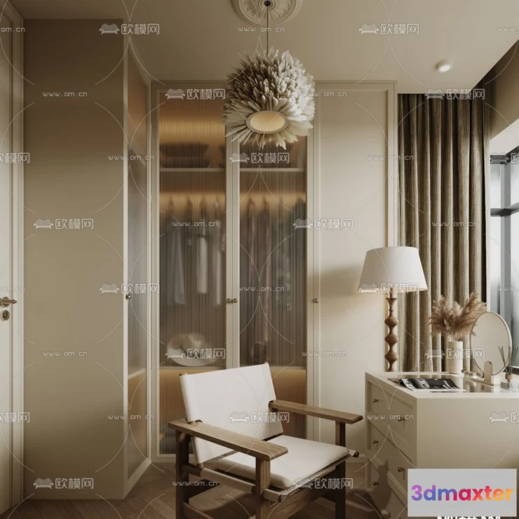 1242642 - CLOSET ROOM - CORONA - 3D MODEL - 2445