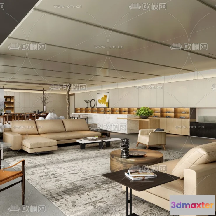 1110426 - Hotel Lobby 3D Scenes - 0489