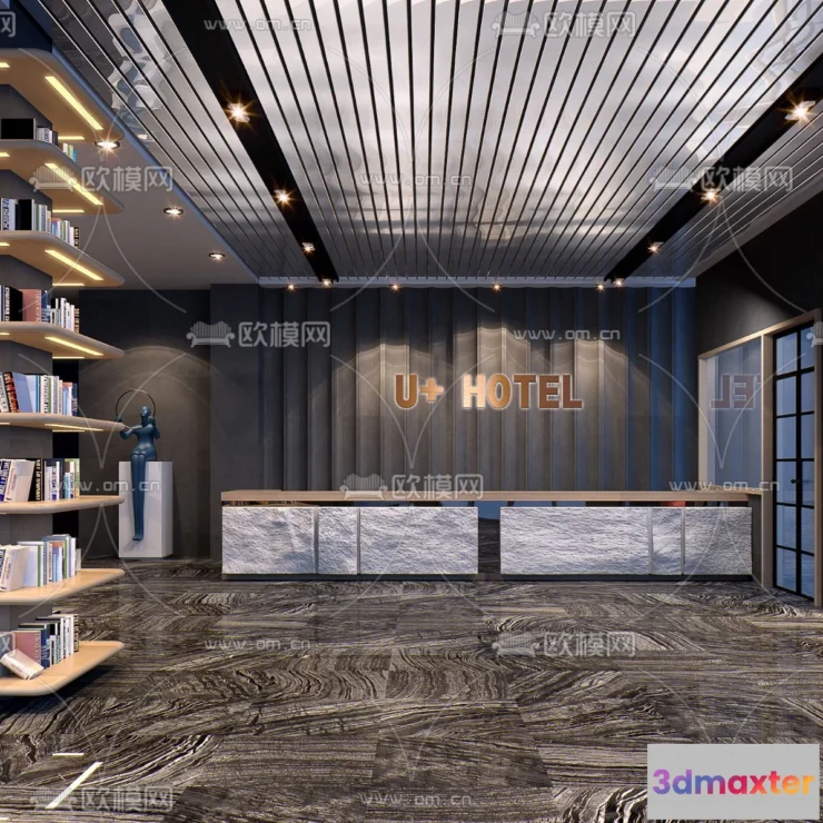 1110430 - Hotel Lobby 3D Scenes - 0491