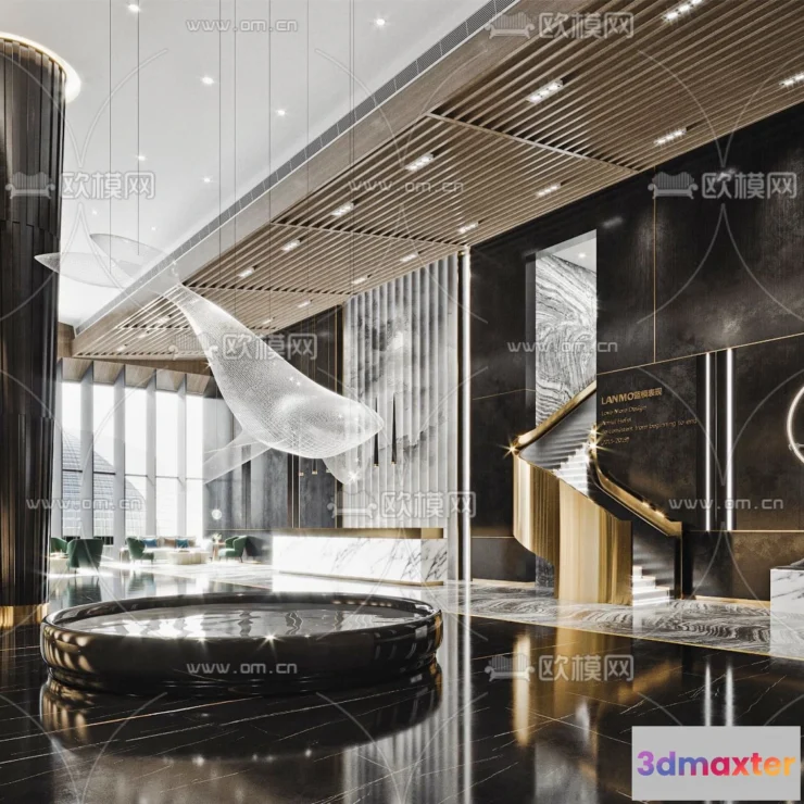 1110450 - Hotel Lobby 3D Scenes - 0501