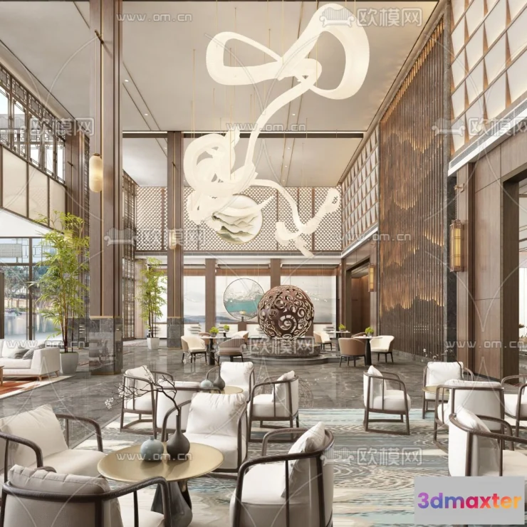 1110452 - Hotel Lobby 3D Scenes - 0502