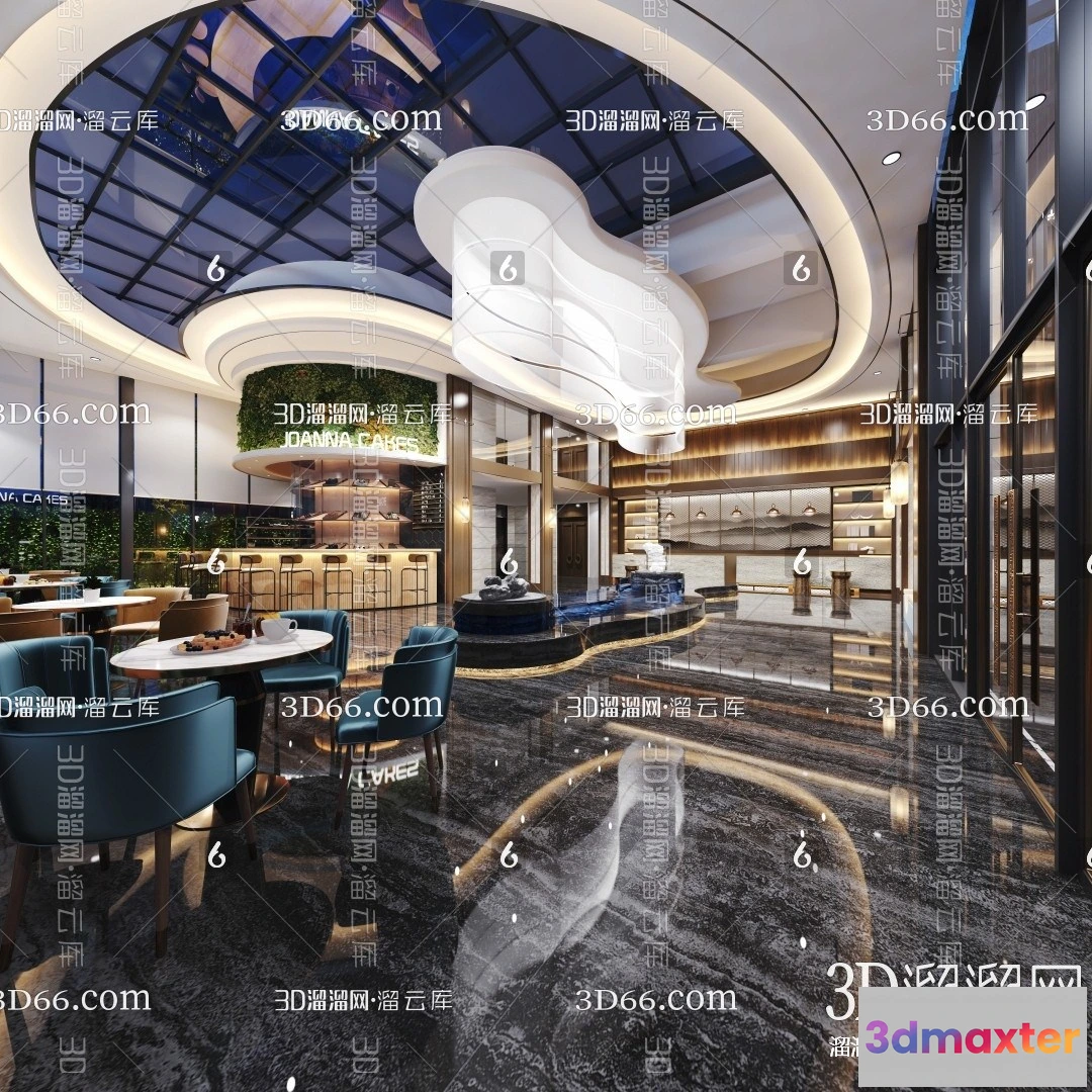 1110454 - Hotel Lobby 3D Scenes - 0503