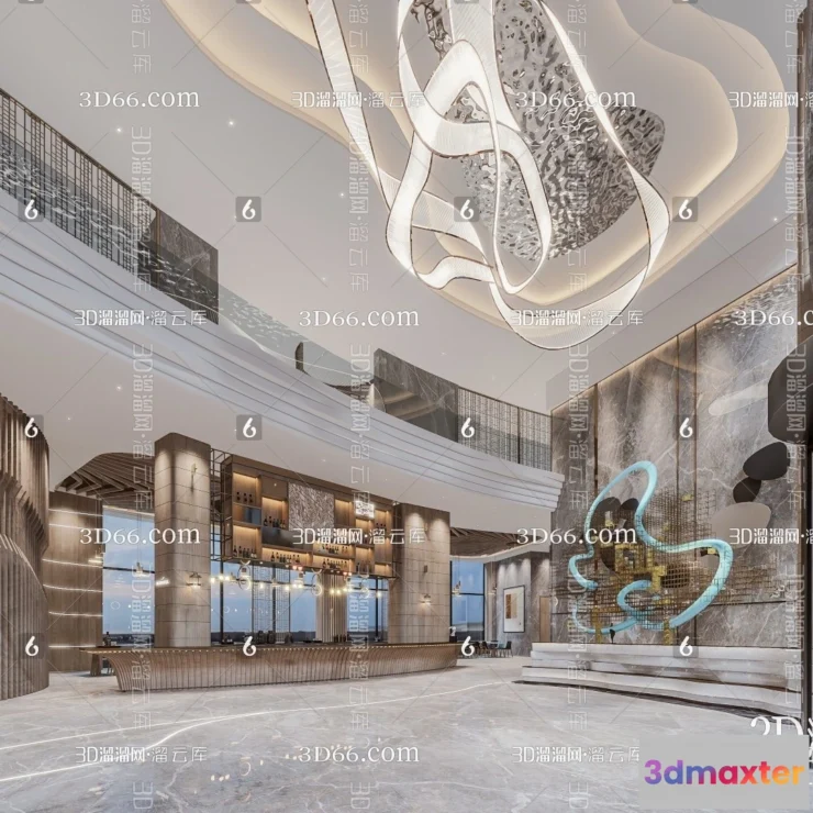 1110456 - Hotel Lobby 3D Scenes - 0504