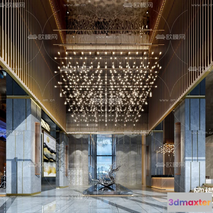 1110458 - Hotel Lobby 3D Scenes - 0505