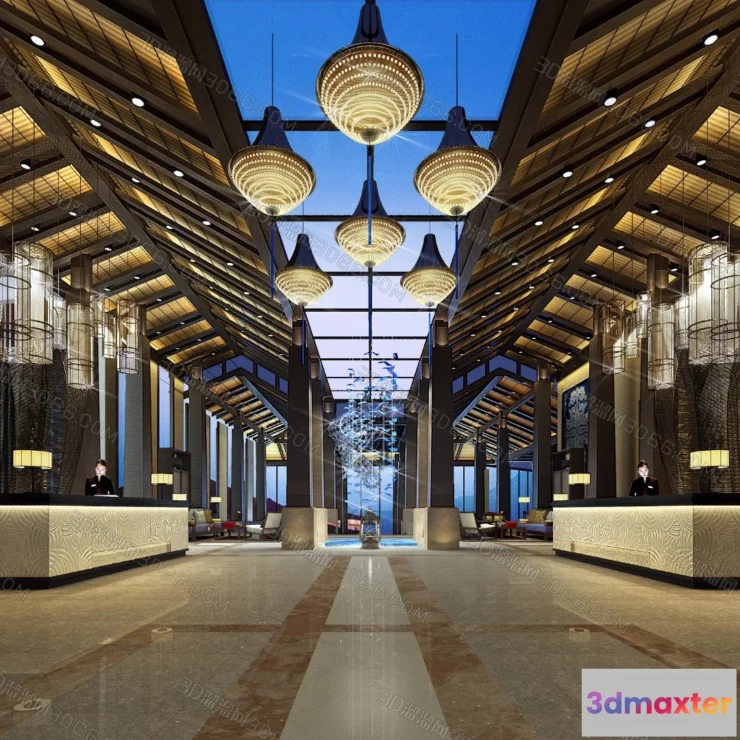 1110468 - Hotel Lobby 3D Scenes - 0510