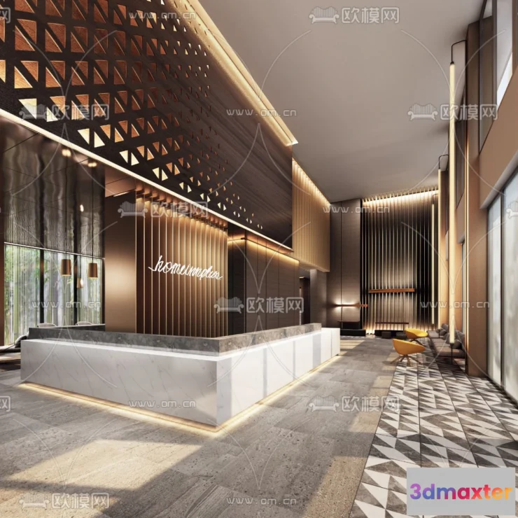 1110486 - Hotel Lobby 3D Scenes - 0519