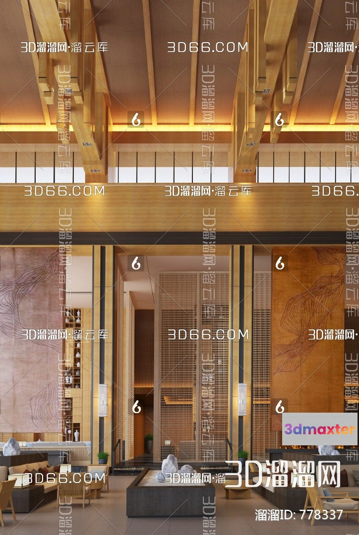 1110488 - Hotel Lobby 3D Scenes - 0520