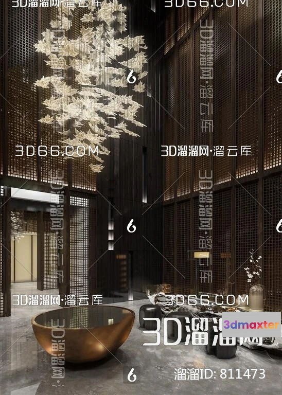 1110492 - Hotel Lobby 3D Scenes - 0522