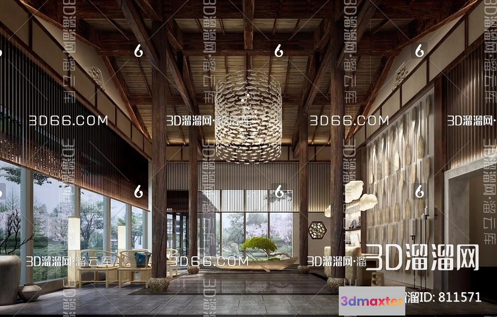 1110494 - Hotel Lobby 3D Scenes - 0523