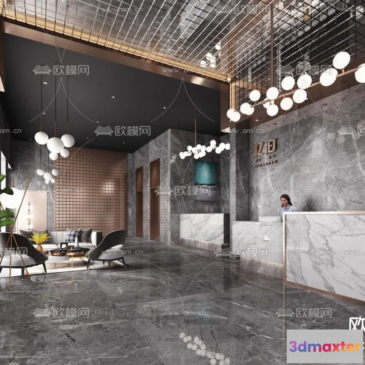 1110512 - Hotel Lobby 3D Scenes - 0532