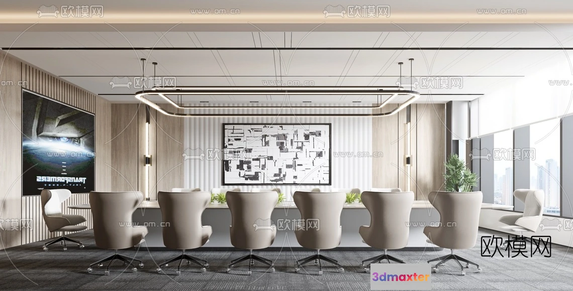 1112388 - Meeting Room 3D Scenes - 1469