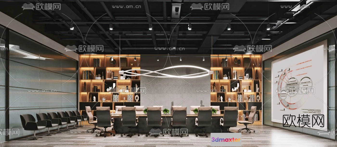 1112430 - Meeting Room 3D Scenes - 1490