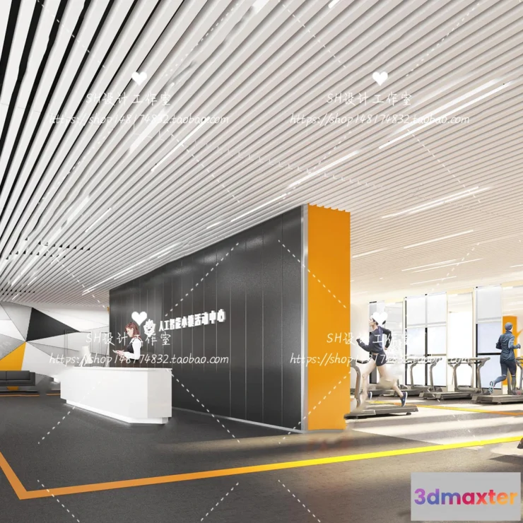 1116554 - GYM AND YOGA 3D SCENES - VRAY RENDER - 007