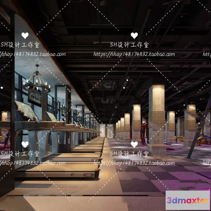 1116570 - GYM AND YOGA 3D SCENES - VRAY RENDER - 015