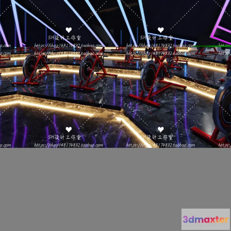 1116620 - GYM AND YOGA 3D SCENES - VRAY RENDER - 040