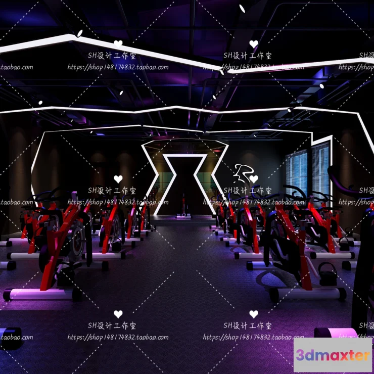 1116630 - GYM AND YOGA 3D SCENES - VRAY RENDER - 045