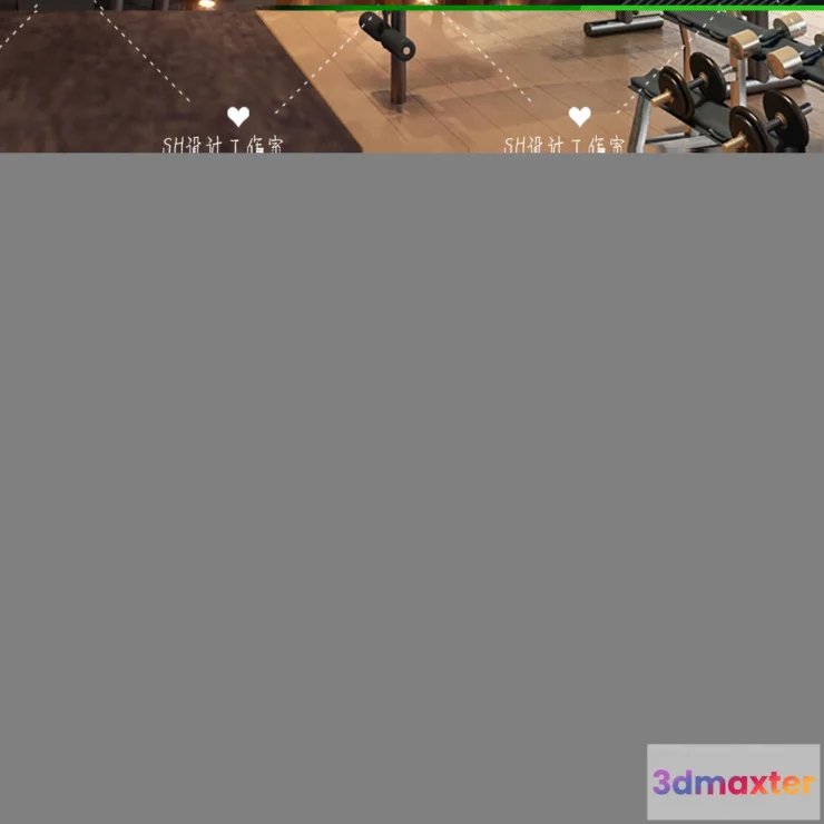 1116632 - GYM AND YOGA 3D SCENES - VRAY RENDER - 046