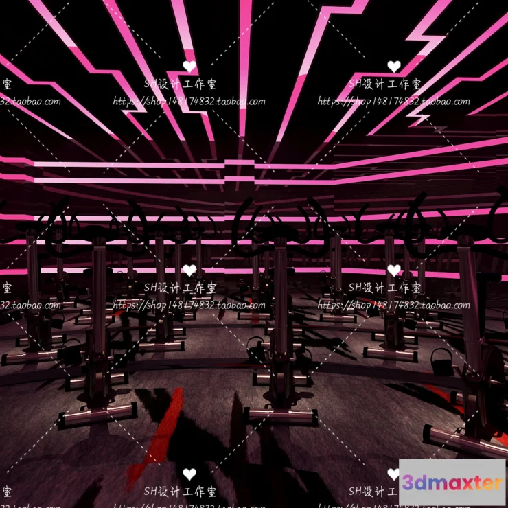 1116644 - GYM AND YOGA 3D SCENES - VRAY RENDER - 052
