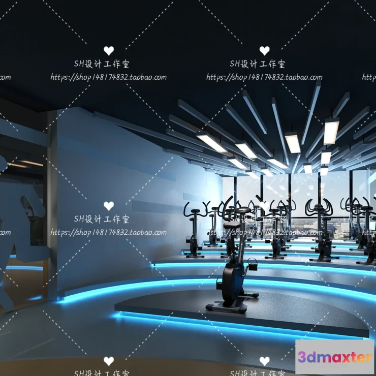 1116668 - GYM AND YOGA 3D SCENES - VRAY RENDER - 064