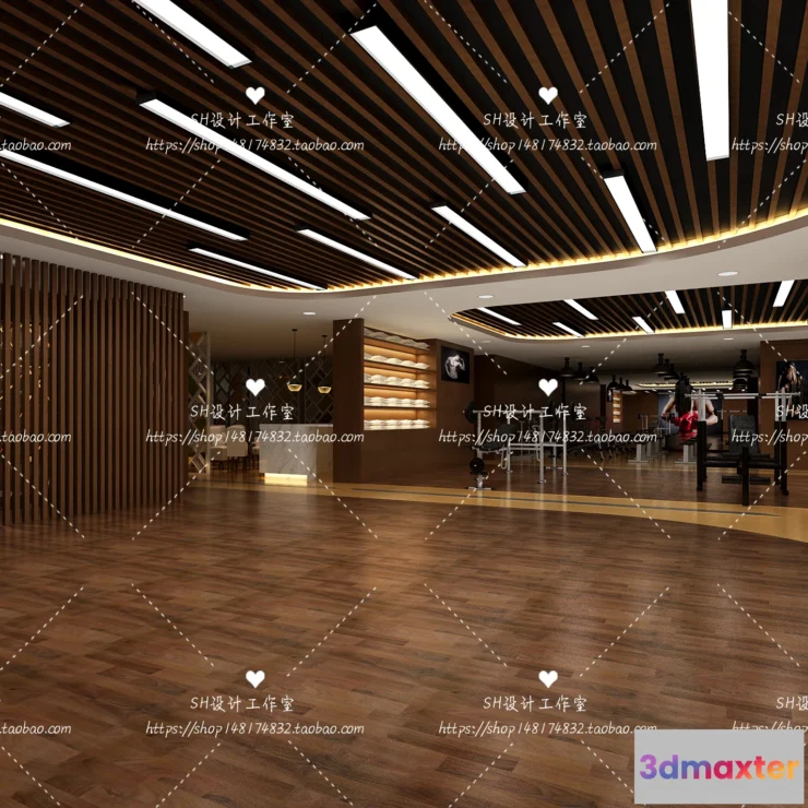 1116670 - GYM AND YOGA 3D SCENES - VRAY RENDER - 065