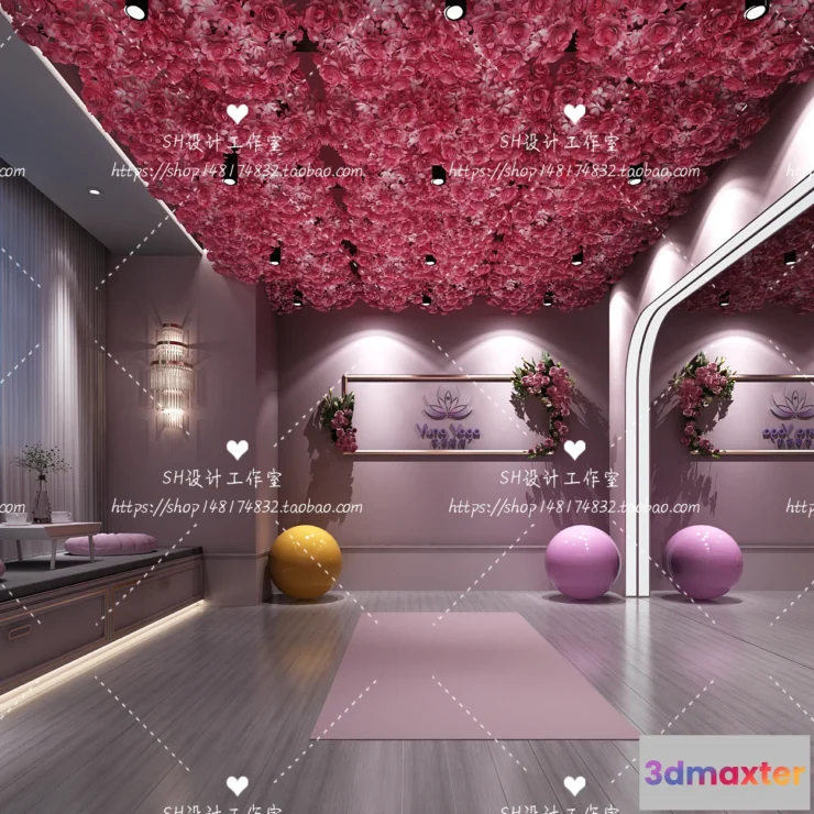 1116678 - GYM AND YOGA 3D SCENES - VRAY RENDER - 069