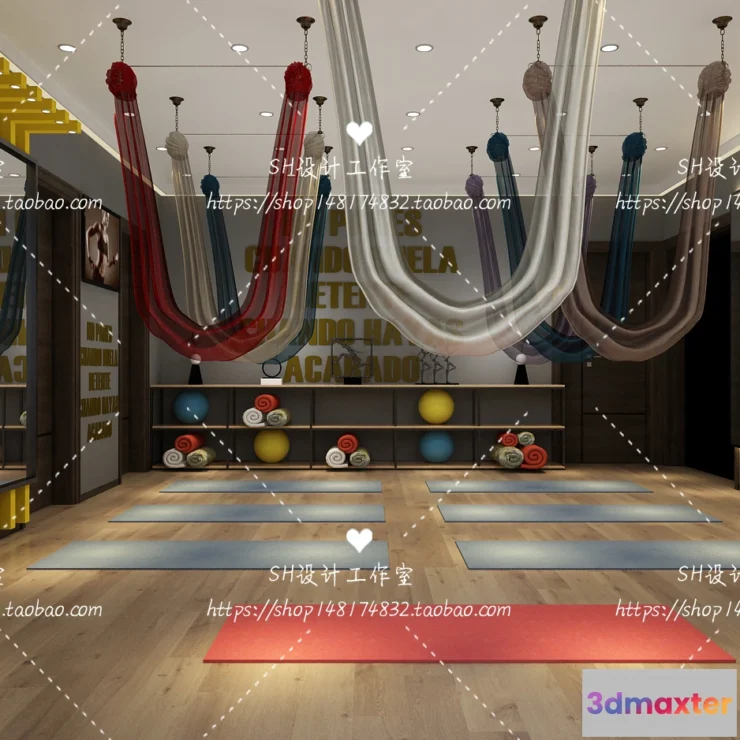 1116680 - GYM AND YOGA 3D SCENES - VRAY RENDER - 070