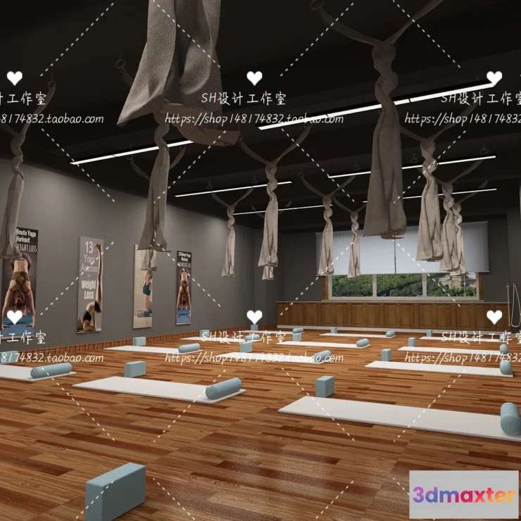 1116688 - GYM AND YOGA 3D SCENES - VRAY RENDER - 074