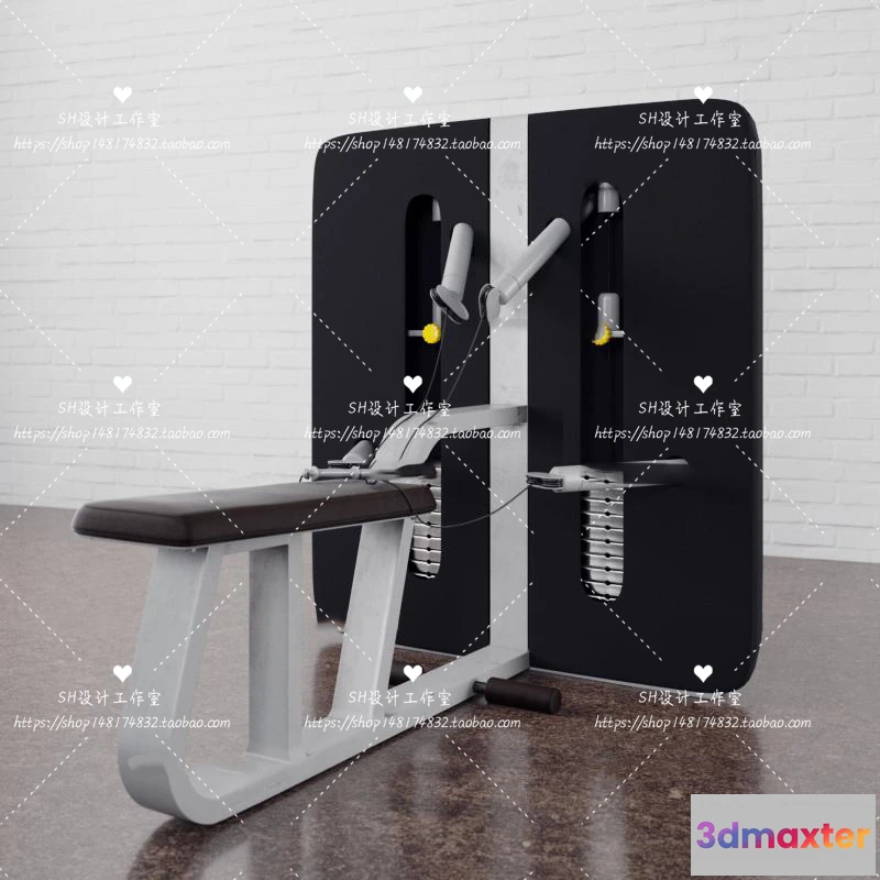 1116712 - GYM AND YOGA 3D SCENES - VRAY RENDER - 086