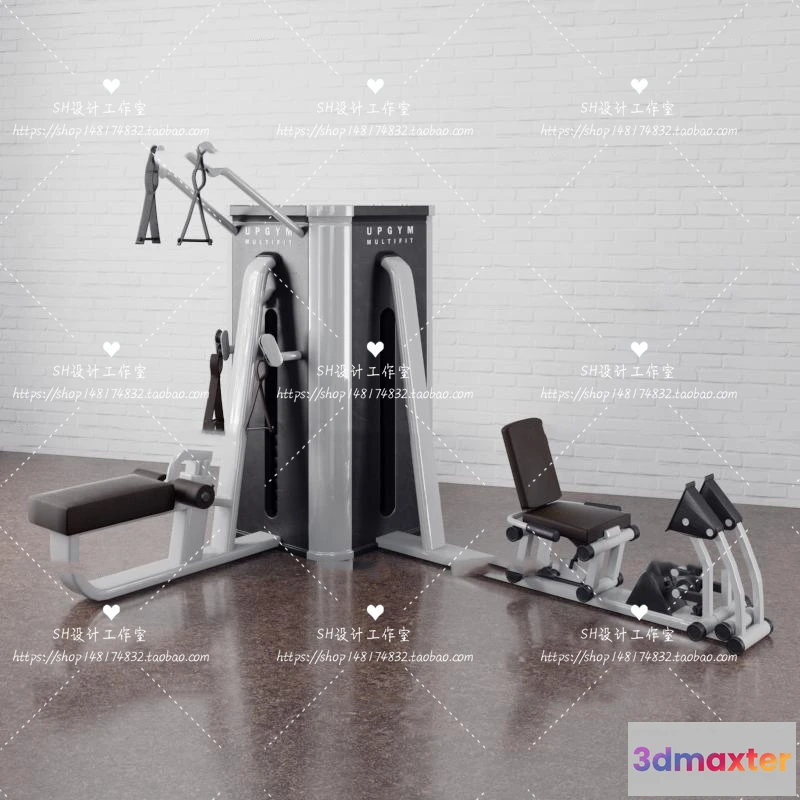 1116714 - GYM AND YOGA 3D SCENES - VRAY RENDER - 087