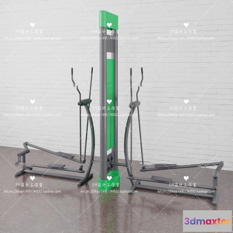 1116734 - GYM AND YOGA 3D SCENES - VRAY RENDER - 097