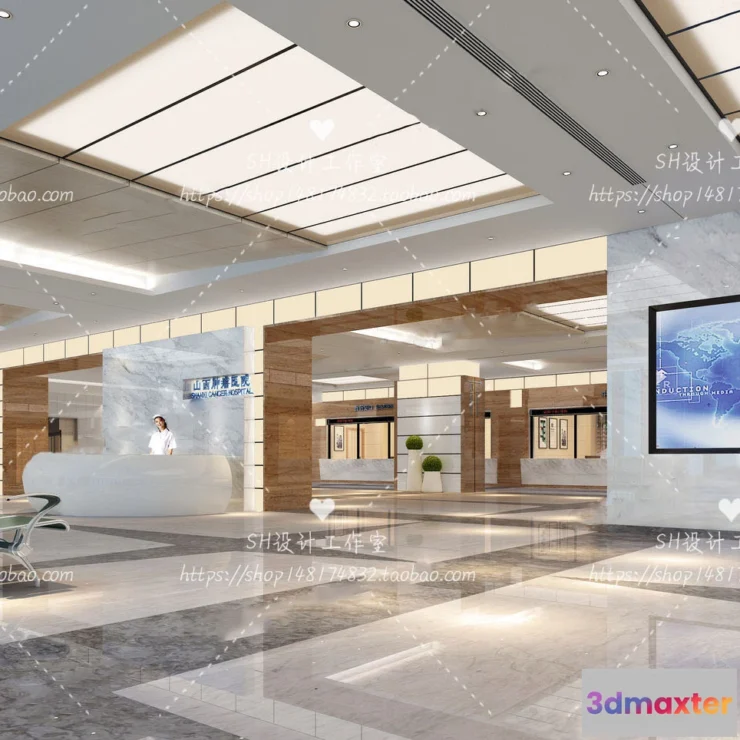 1116764 - HOSPITAL 3D SCENES - VRAY RENDER - 006