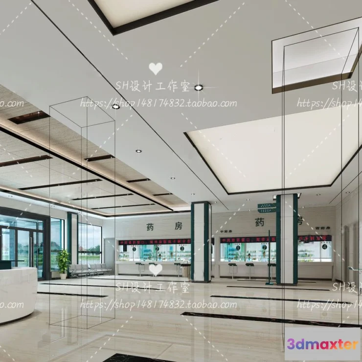 1116768 - HOSPITAL 3D SCENES - VRAY RENDER - 008