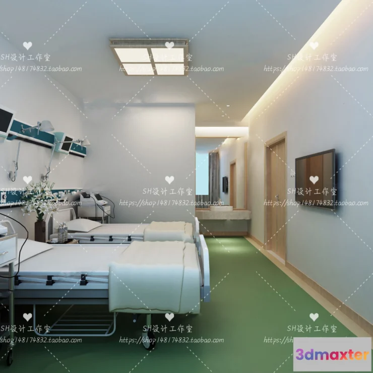 1116780 - HOSPITAL 3D SCENES - VRAY RENDER - 014