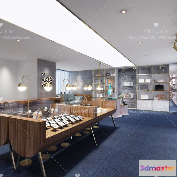 1116838 - JEWELRY SHOP 3D SCENES - VRAY RENDER - 03