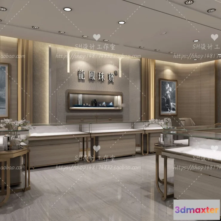1116840 - JEWELRY SHOP 3D SCENES - VRAY RENDER - 04