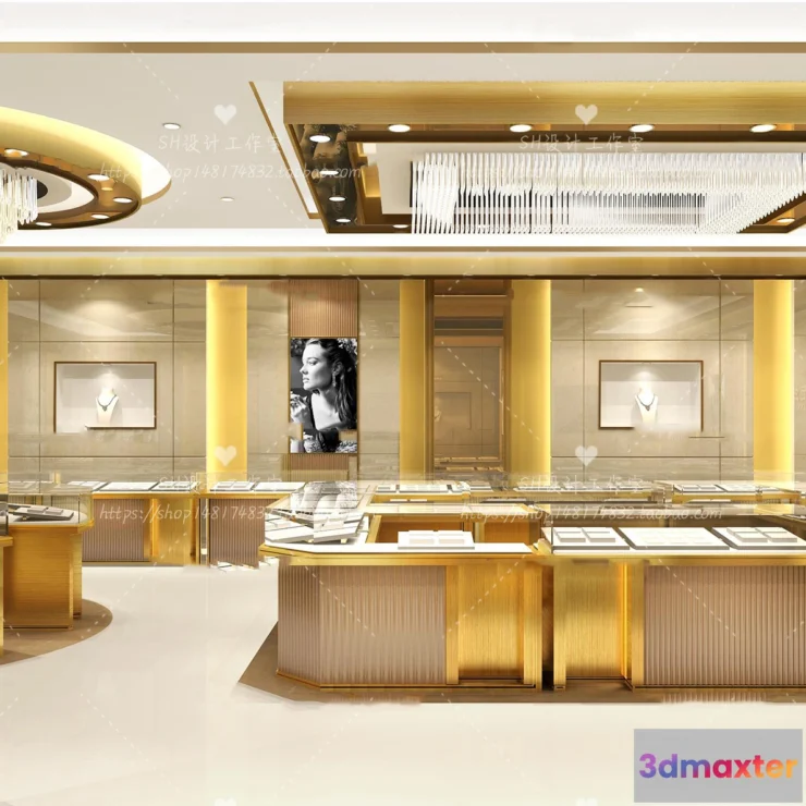 1116848 - JEWELRY SHOP 3D SCENES - VRAY RENDER - 08