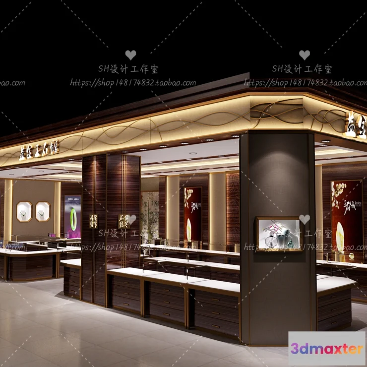1116852 - JEWELRY SHOP 3D SCENES - VRAY RENDER - 10