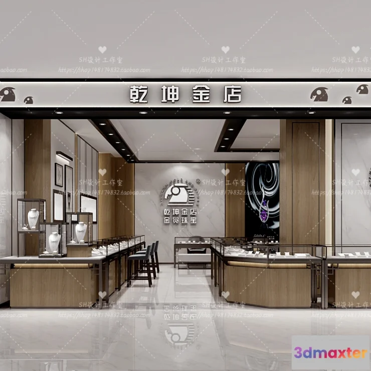 1116858 - JEWELRY SHOP 3D SCENES - VRAY RENDER - 13