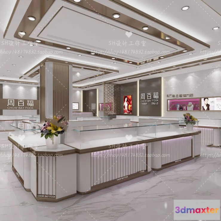 1116862 - JEWELRY SHOP 3D SCENES - VRAY RENDER - 15