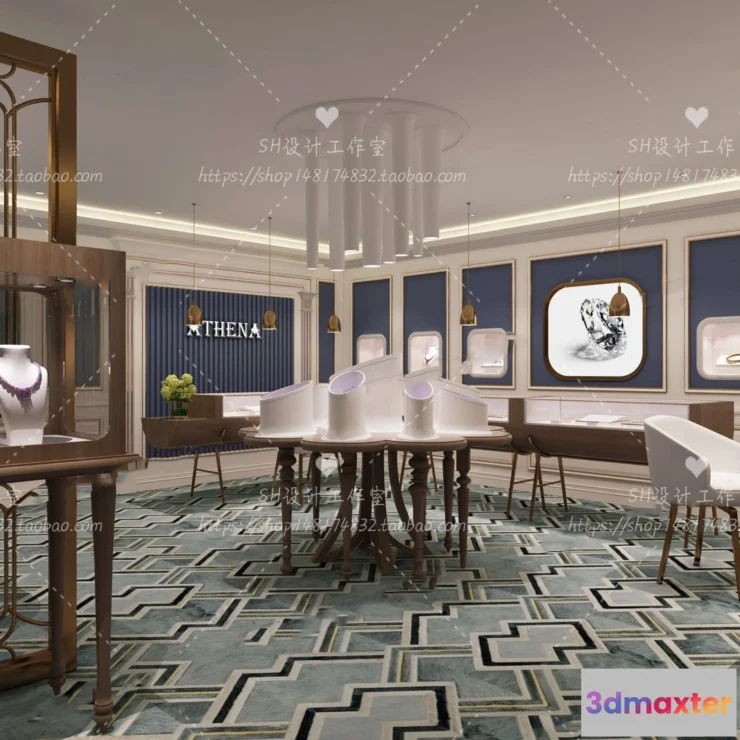 1116870 - JEWELRY SHOP 3D SCENES - VRAY RENDER - 19