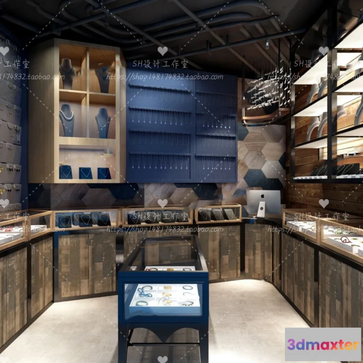 1116882 - JEWELRY SHOP 3D SCENES - VRAY RENDER - 25