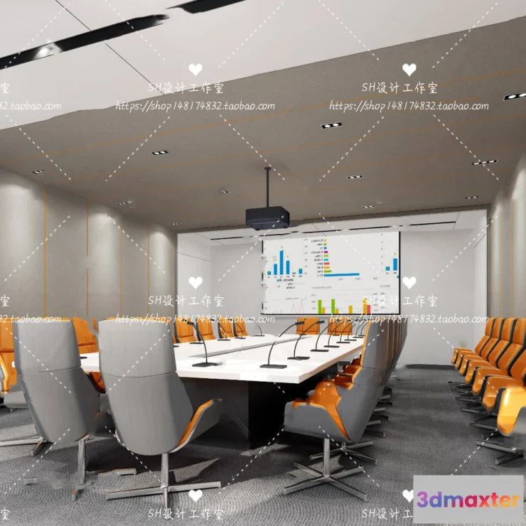 1118844 - MEETING ROOM 3D SCENES - VRAY RENDER - 04