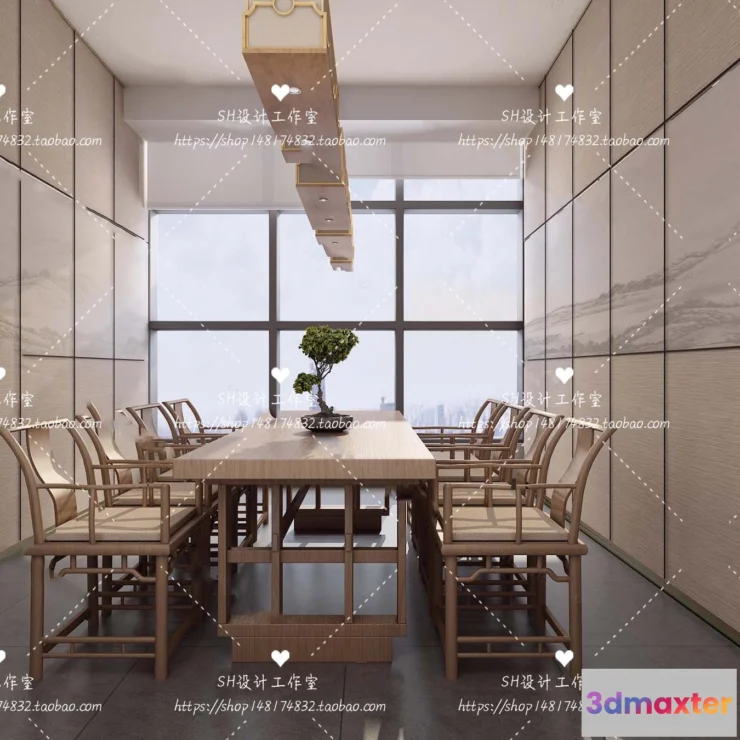 1118858 - MEETING ROOM 3D SCENES - VRAY RENDER - 100