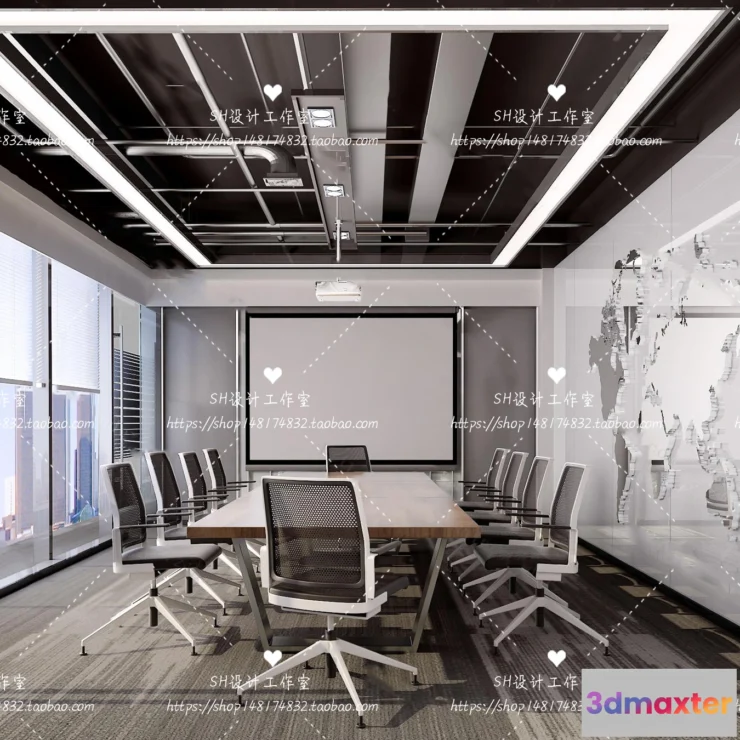 1118860 - MEETING ROOM 3D SCENES - VRAY RENDER - 11