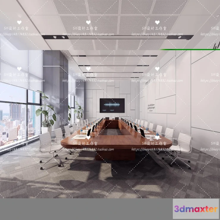 1118898 - MEETING ROOM 3D SCENES - VRAY RENDER - 30