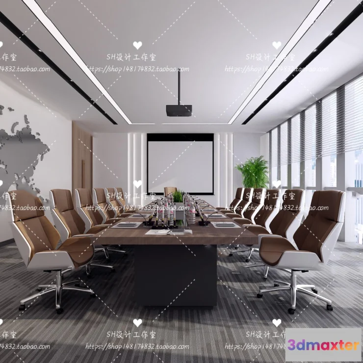 1118906 - MEETING ROOM 3D SCENES - VRAY RENDER - 34